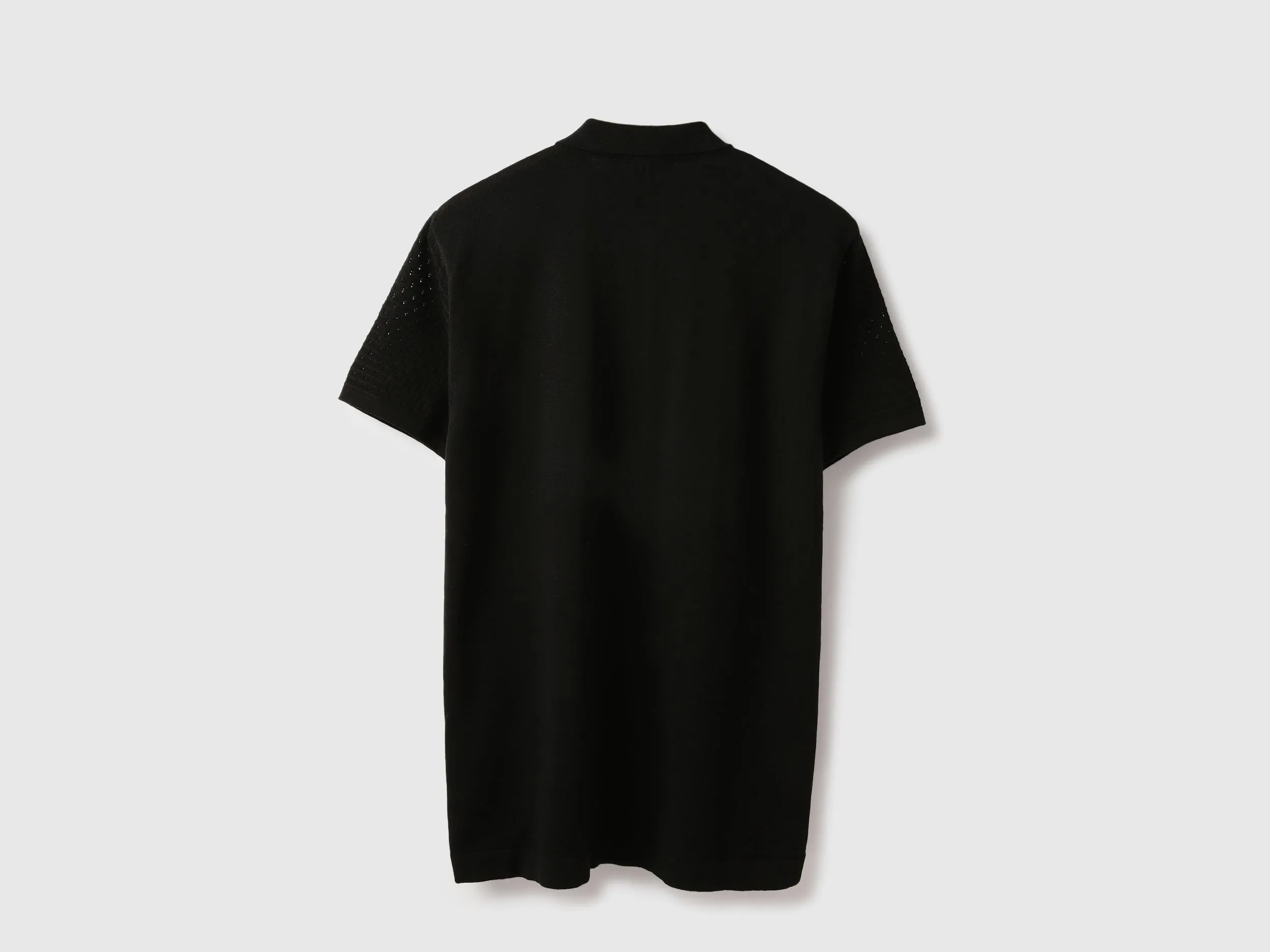 Relaxed Fit Spread Collar Textured Shirt