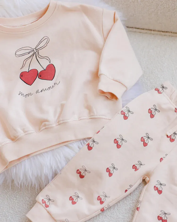 Relaxed Fleece Sweatpant || Mon Amour