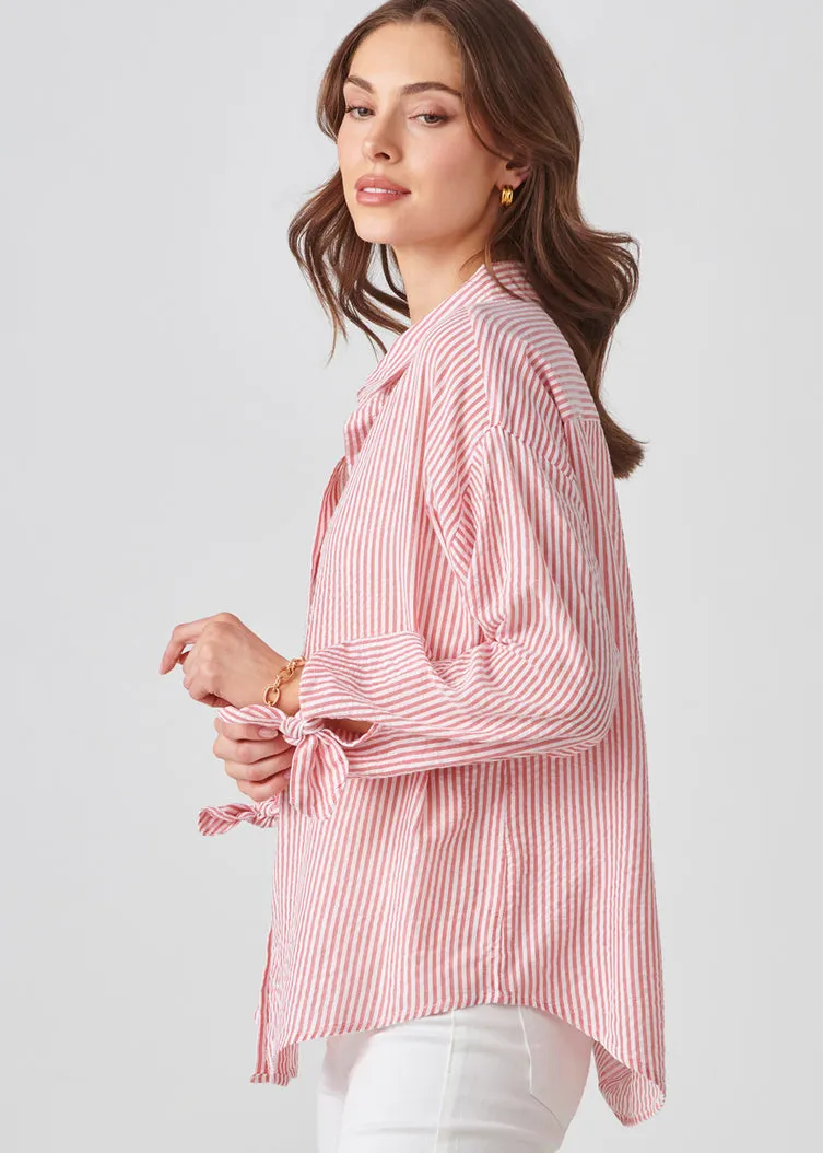 Relaxed Sear Sucker Shirt