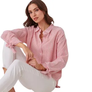 Relaxed Sear Sucker Shirt