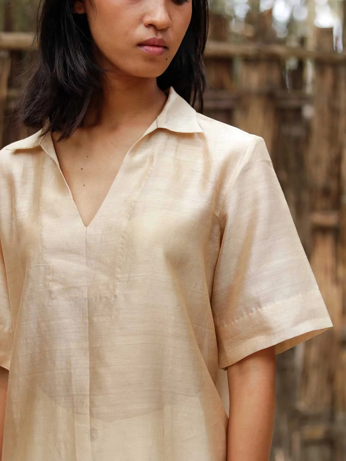 Relaxed Slip On Shirt