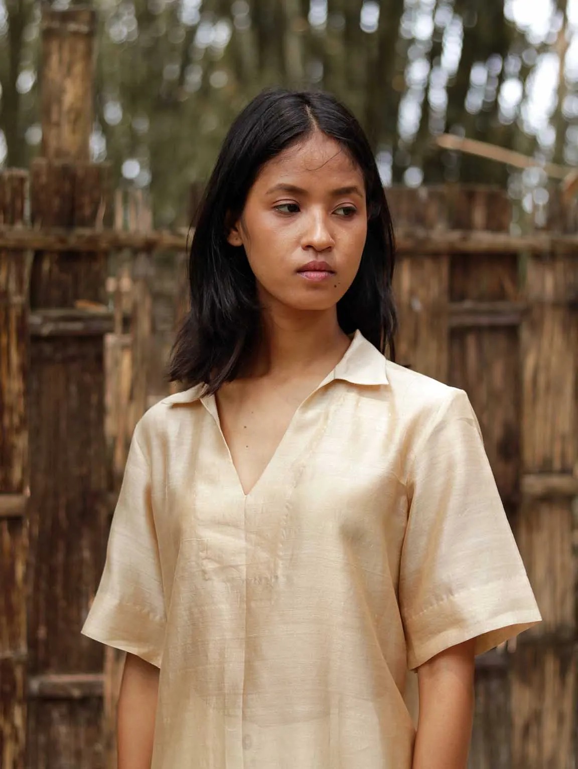 Relaxed Slip On Shirt