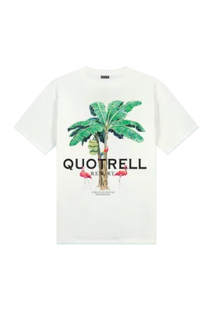 RESORT TEE | OFF WHITE/BLACK