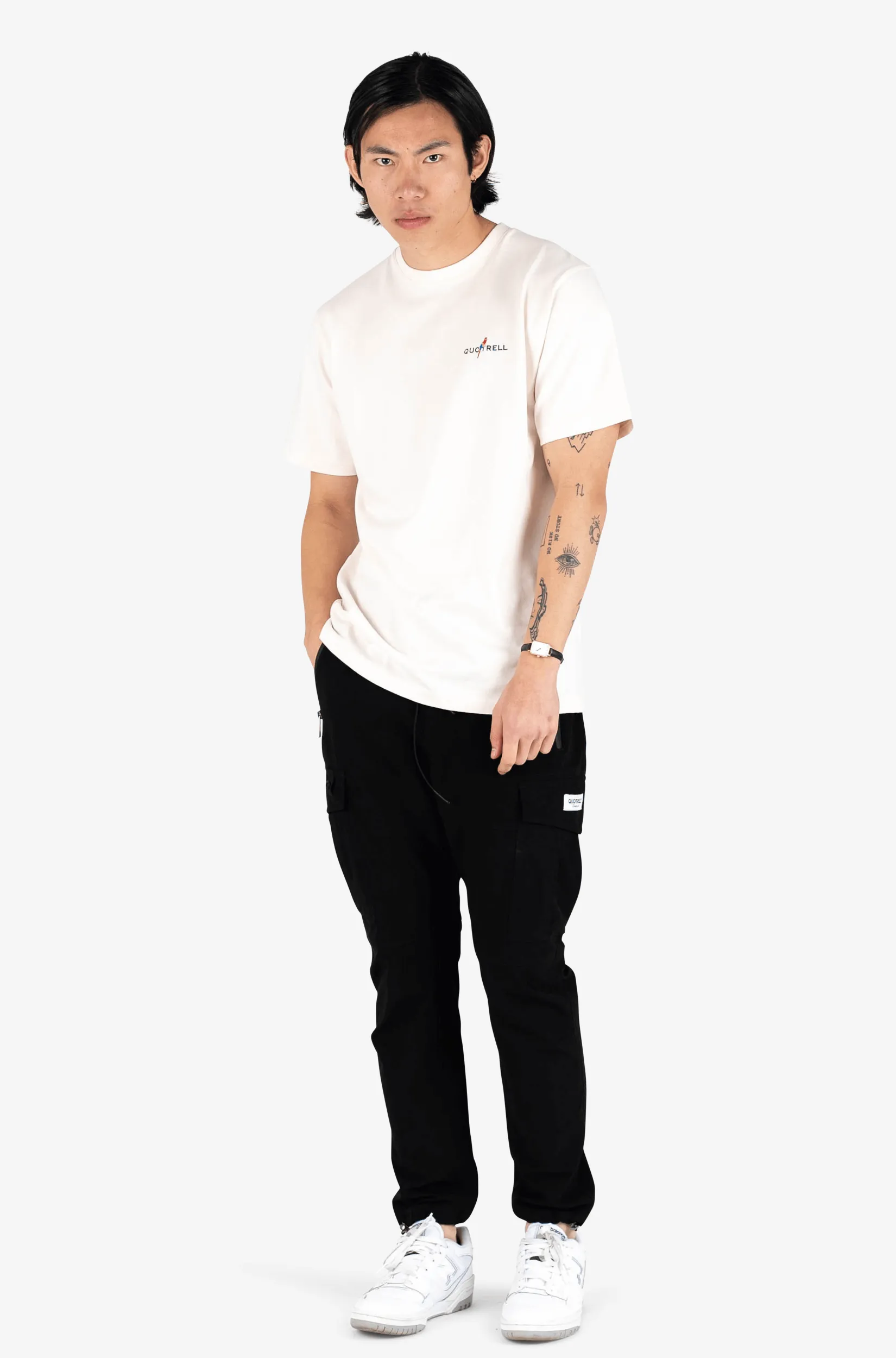 RESORT TEE | OFF WHITE/BLACK