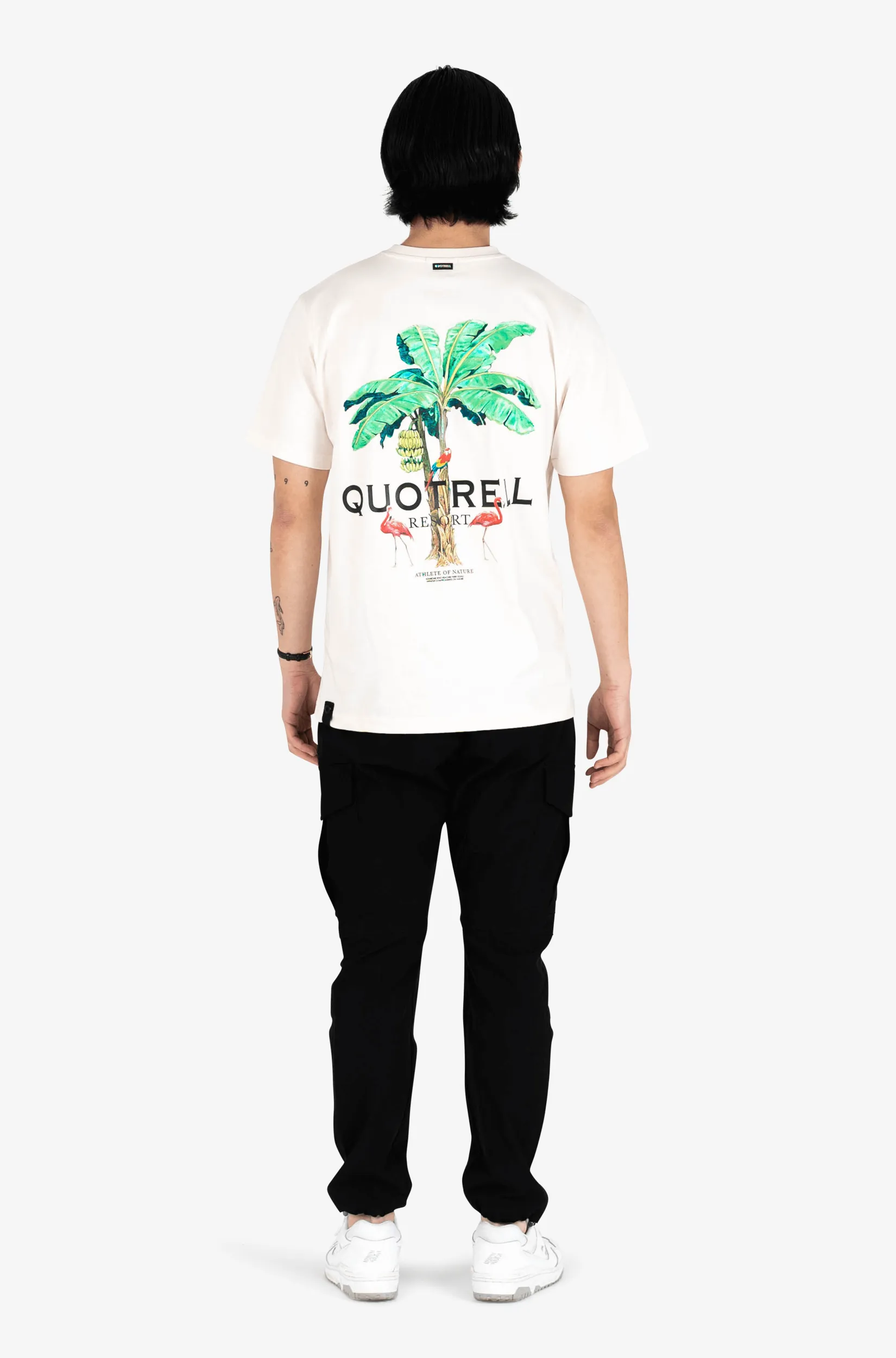 RESORT TEE | OFF WHITE/BLACK