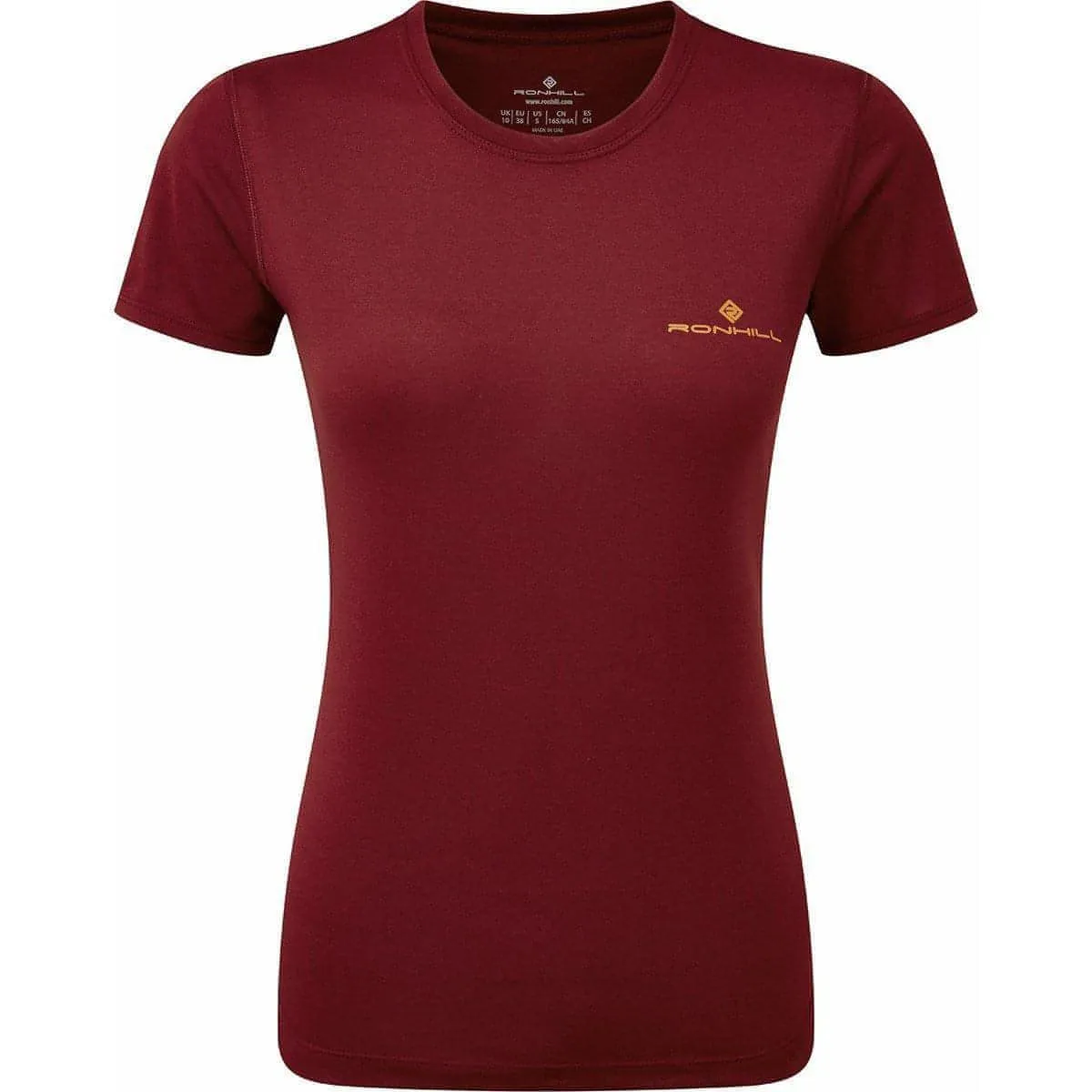 Ronhill Core Short Sleeve Womens Running Top - Red