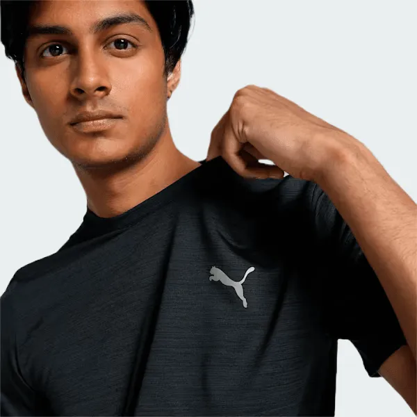 RUN FAVORITE HEATHER Men's Running T-shirt