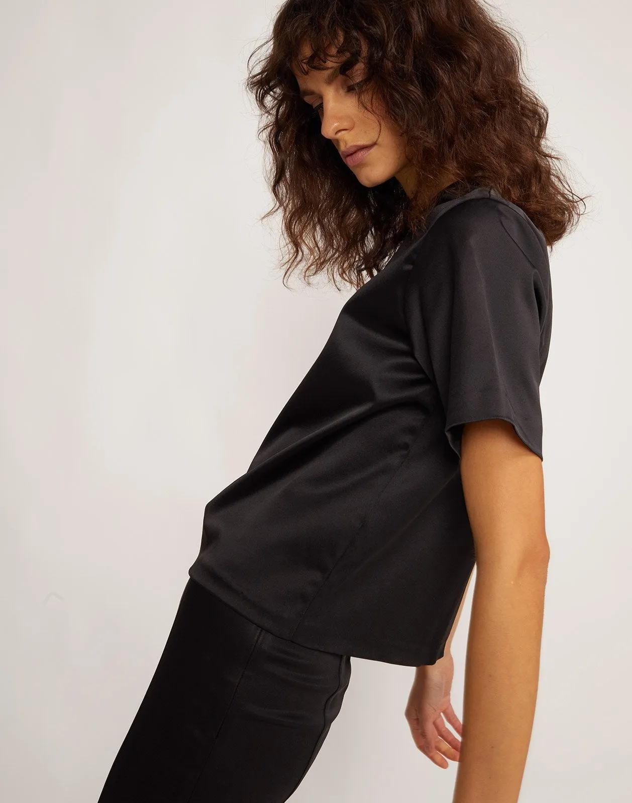 Rush Stretch Satin Tee