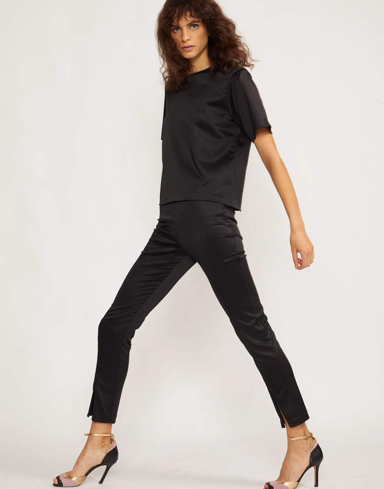 Rush Stretch Satin Tee