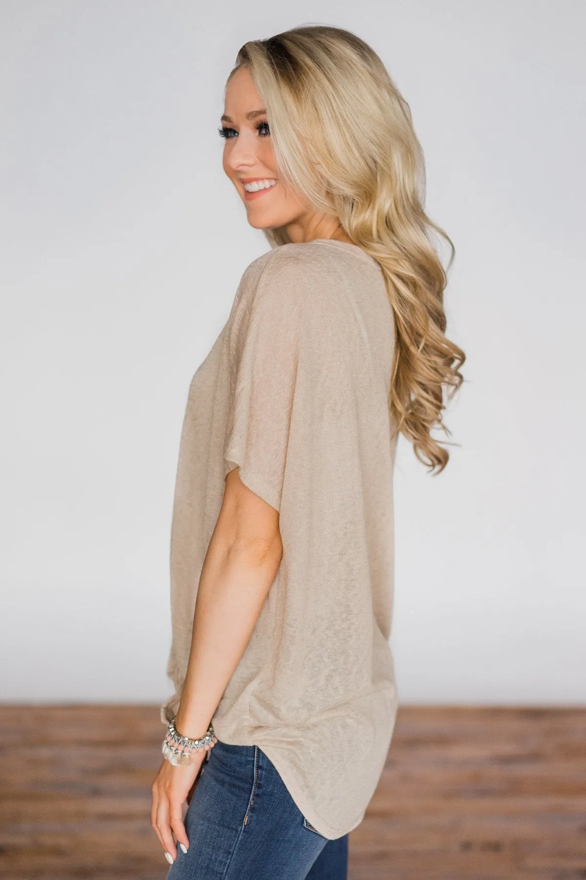 Sand and Summer Short Sleeve Top