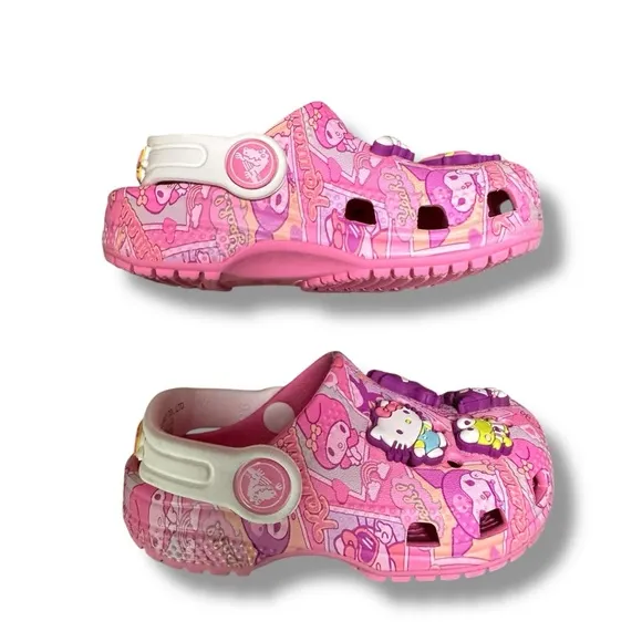 Sanrio Hello Kitty and Friends Crocs Classic Clog Toddler Size 6