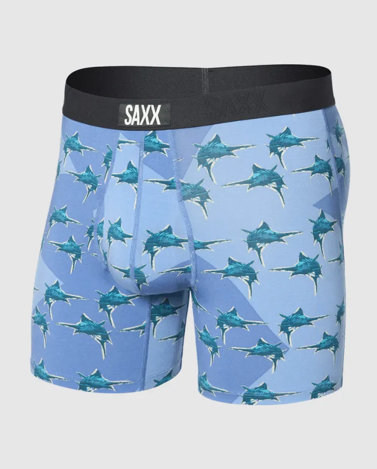 Saxx Ultra Super Soft Boxer Brief Fly - Man in Blue Suit