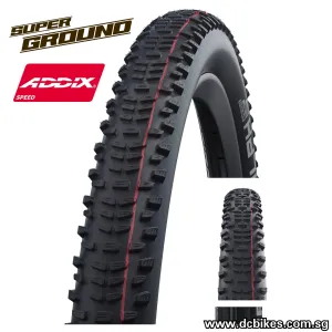 Schwalbe 26 X 2.25" Racing Ralph Super Ground Evo Addix Speed MTB Tubeless Ready Folding Tyres (1 Tire)