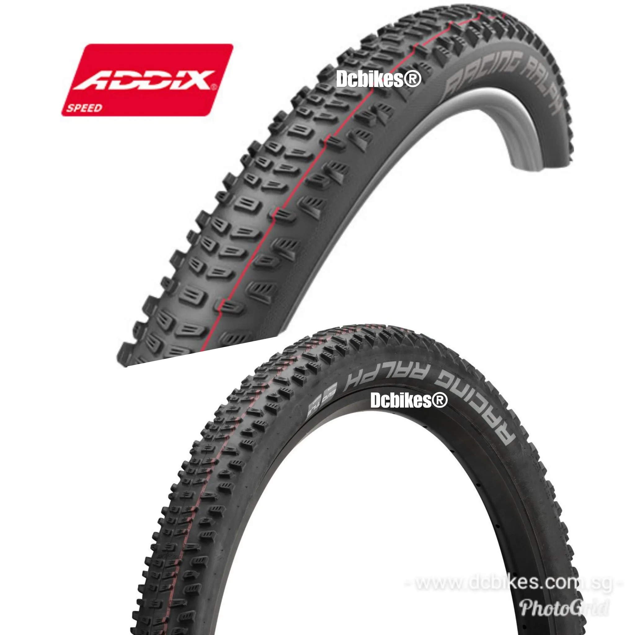 Schwalbe 26 X 2.25" Racing Ralph Super Ground Evo Addix Speed MTB Tubeless Ready Folding Tyres (1 Tire)