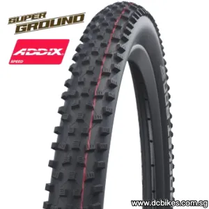 Schwalbe 27.5 X 2.1 Rocket Ron Super Ground Addix Evo Tubeless Folding Tyre (1 Tire)