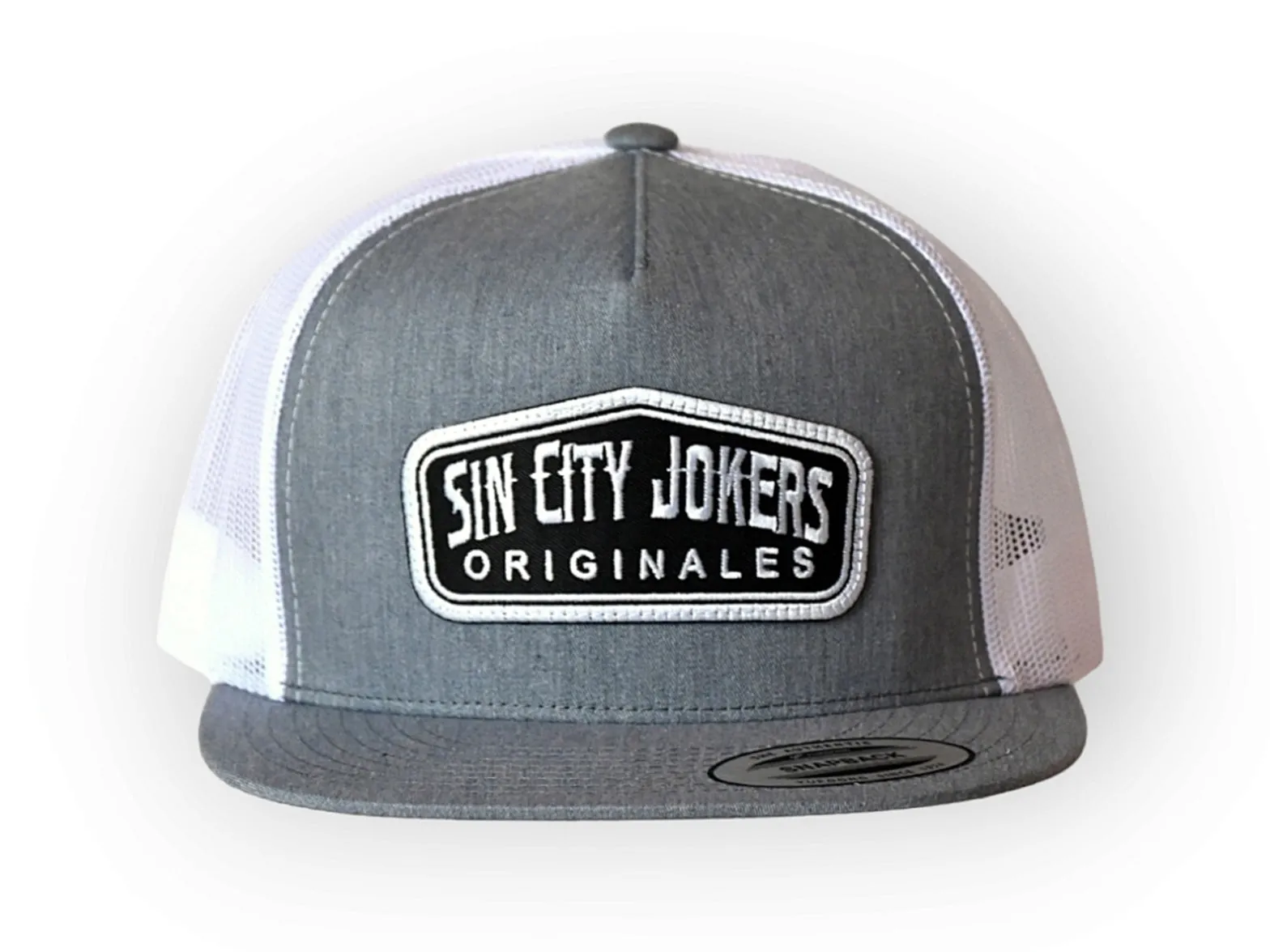 SCJ Originals Patch Trucker (Light Heather & White)