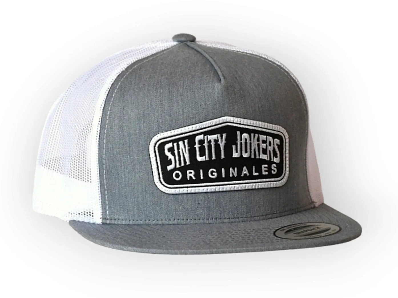 SCJ Originals Patch Trucker (Light Heather & White)