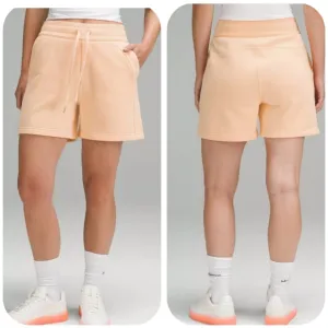 Scuba High-Rise Short 5&quot; | Peach Bellini | 6