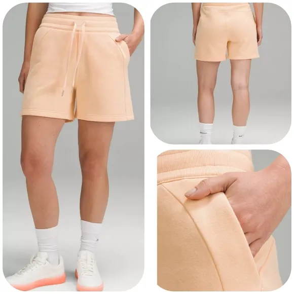 Scuba High-Rise Short 5&quot; | Peach Bellini | 6