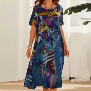 Selena | Comfy Printed Dress