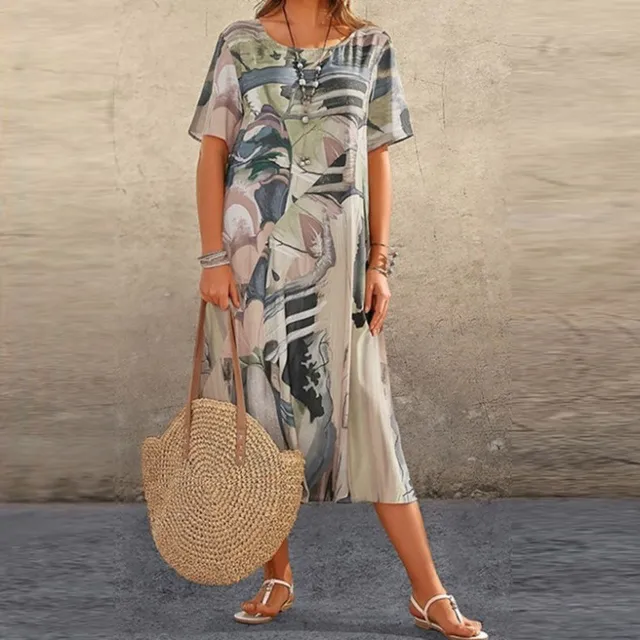 Selena | Comfy Printed Dress