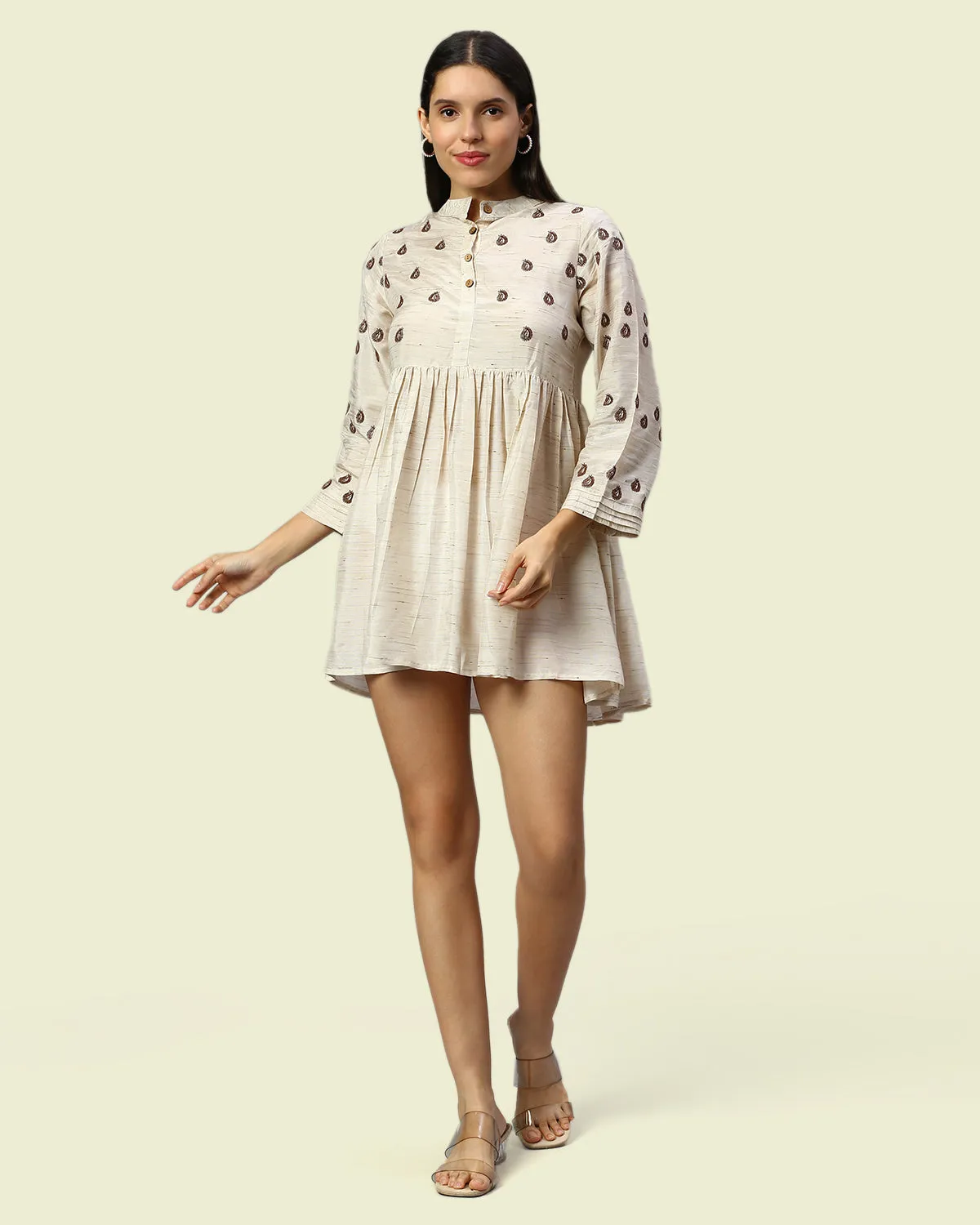 Silk Embroidered Tunic