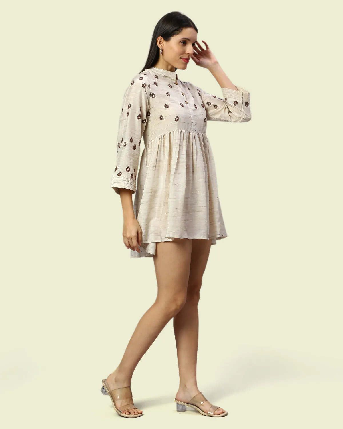 Silk Embroidered Tunic