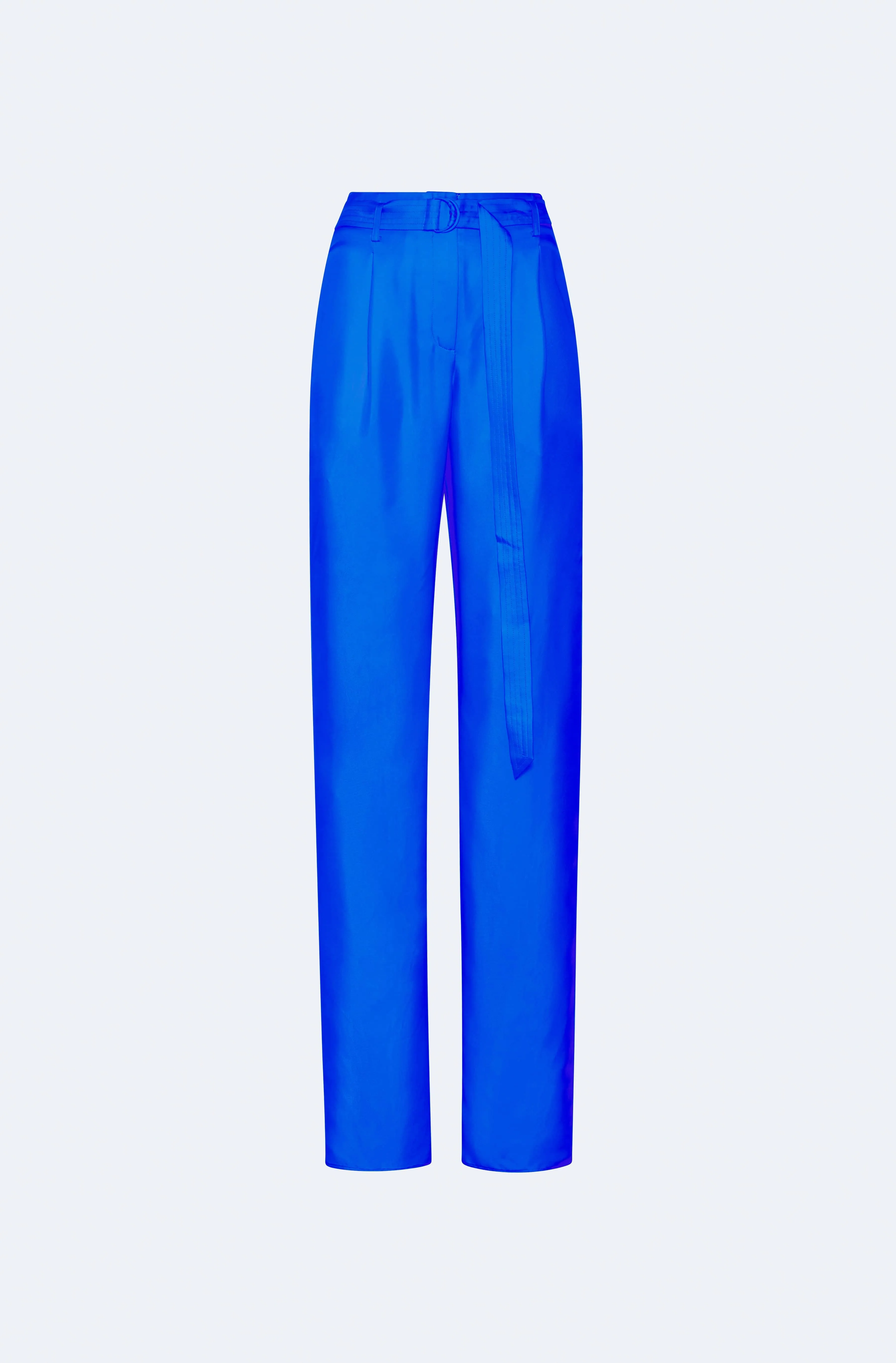 Silky Twill Belted Pant