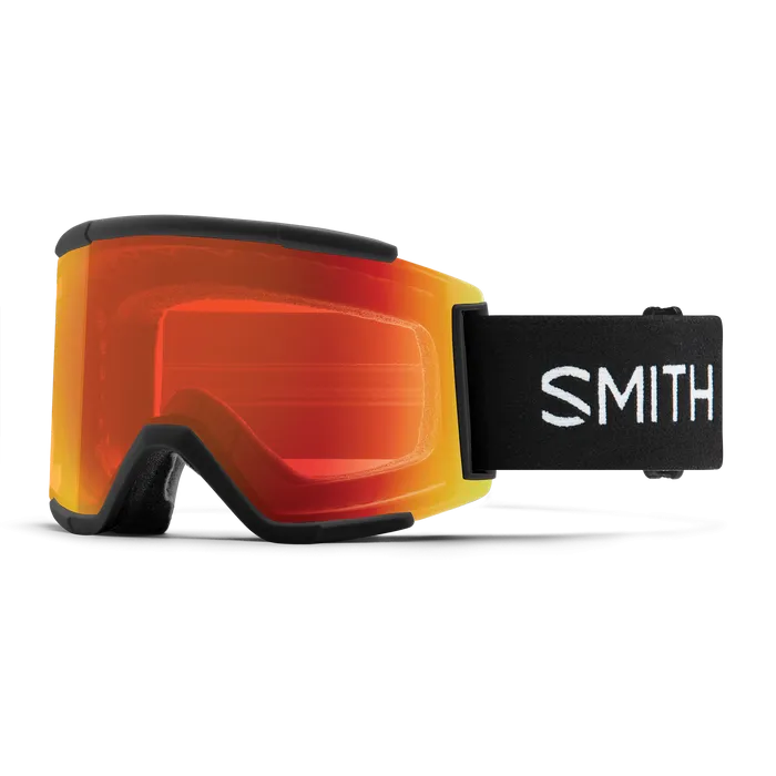 Smith Squad XL Goggle- Black w/ChromaPop Everyday Red Mirror Lens 2025