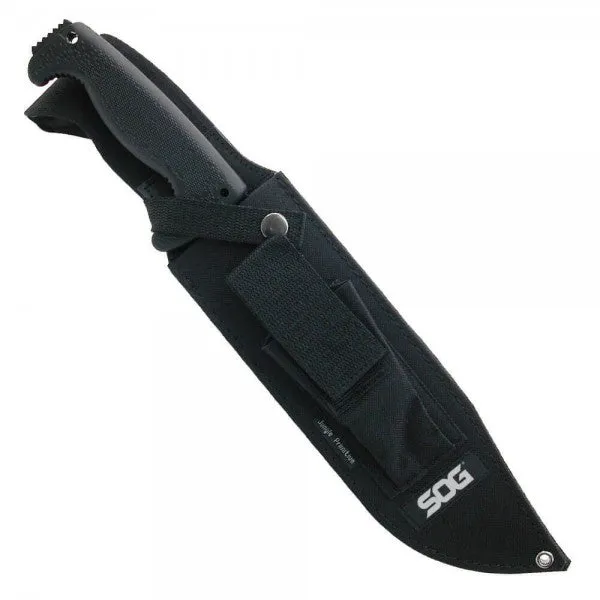 SOG Jungle Primitive Machete with Nylon Sheath - Black