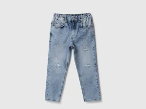 Solid Slouchy Fit Jeans