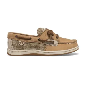 Sperry Big Girls Songfish Boat Shoes Linen / Oat