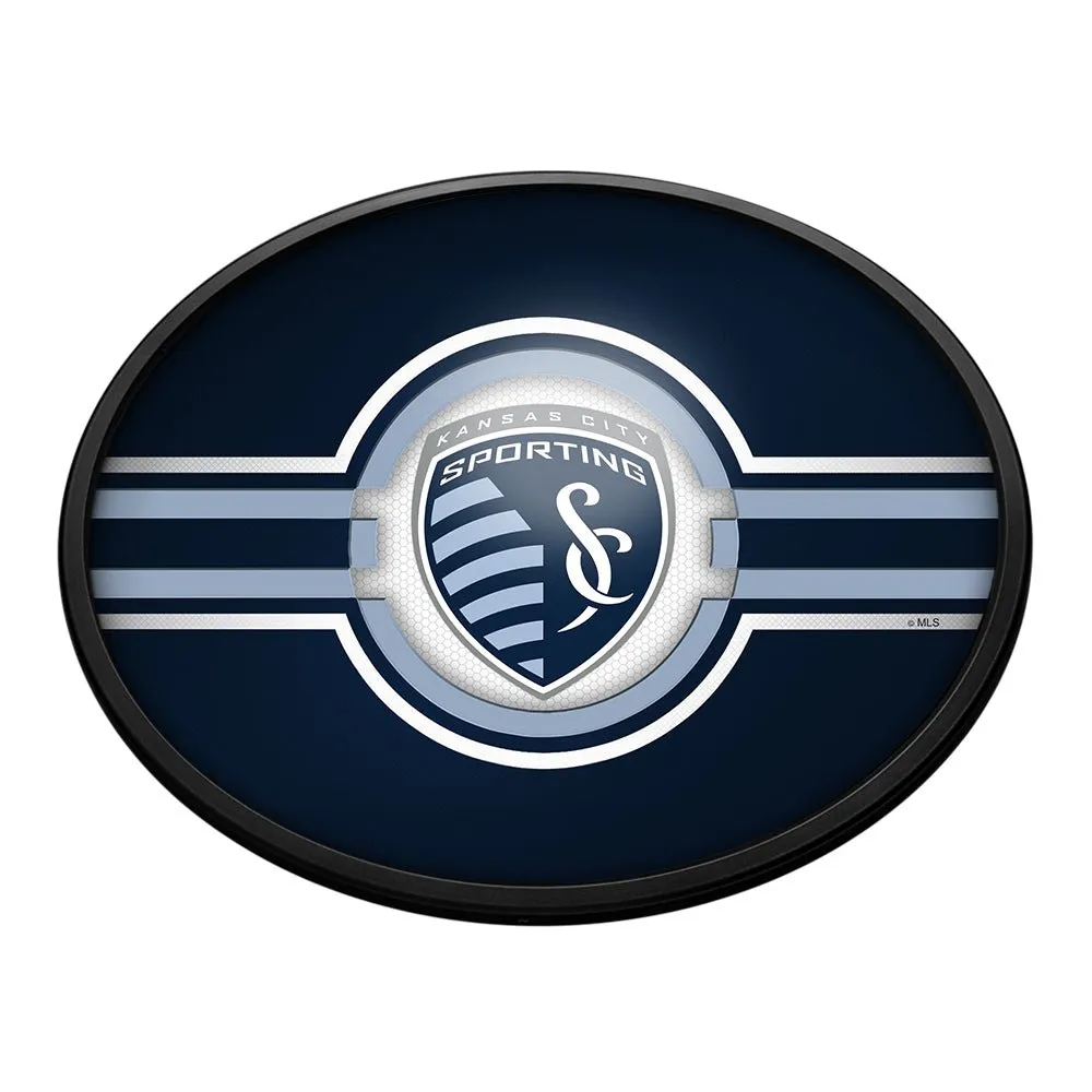 Sporting Kansas City: Oval Slimline Lighted Wall Sign