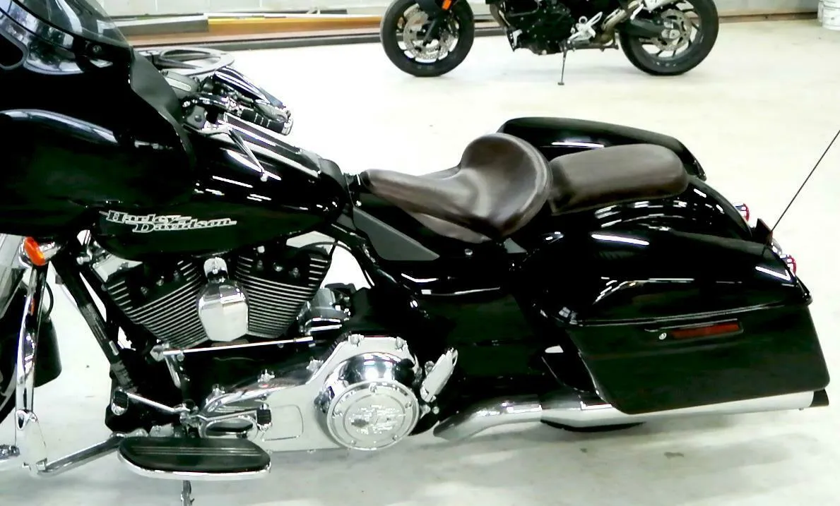 Spring Seat Harley Touring Conversion Mounting Kit 1998-2025 All Models Black bc