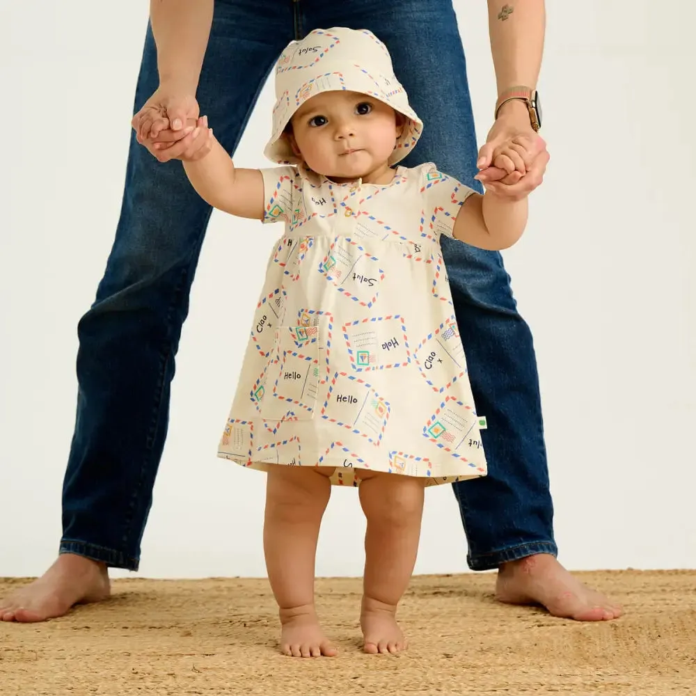 Sprinkles - Postcard Jersey Baby & Kids Short Sleeve Dress