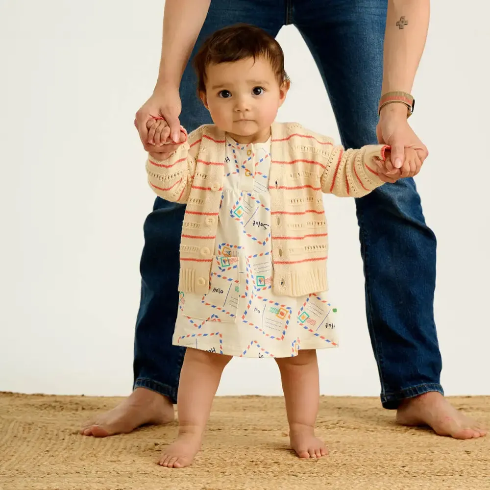 Sprinkles - Postcard Jersey Baby & Kids Short Sleeve Dress