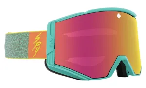 Spy Ace Goggles Neon Pop HD Plus Bronze with Pink Spectra Mirror   Spare Lens