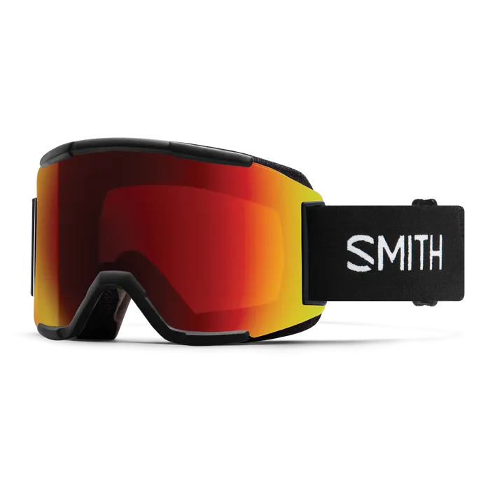 Squad Black W ChromaPop Sun Red Mirror Lens