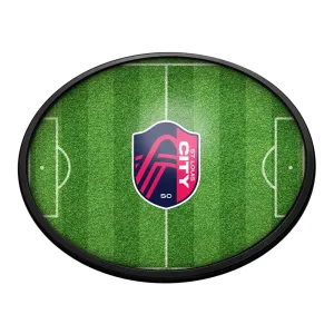 St. Louis CITY SC: Pitch - Oval Slimline Lighted Wall Sign