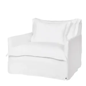 St. Lucia 42in Slipcovered Chair & Half