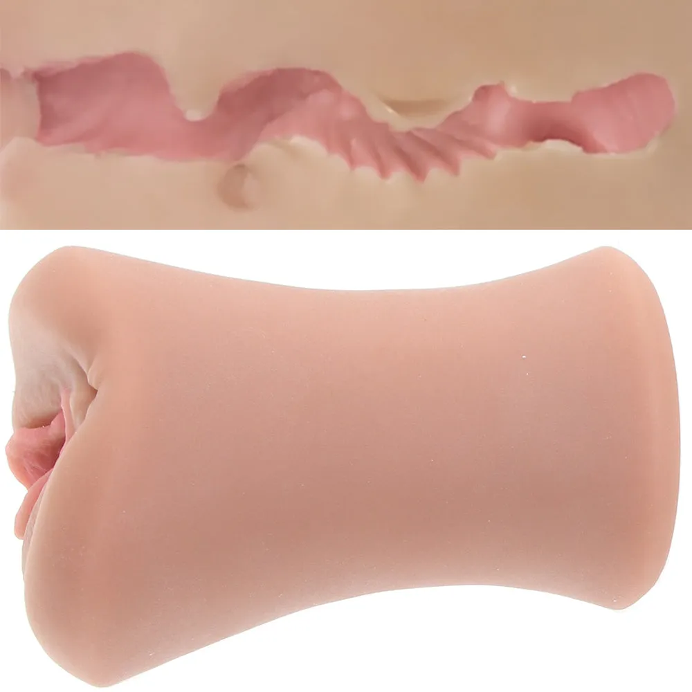 Stroke It 7.25 Inch Wet Ass Pussy in Brown