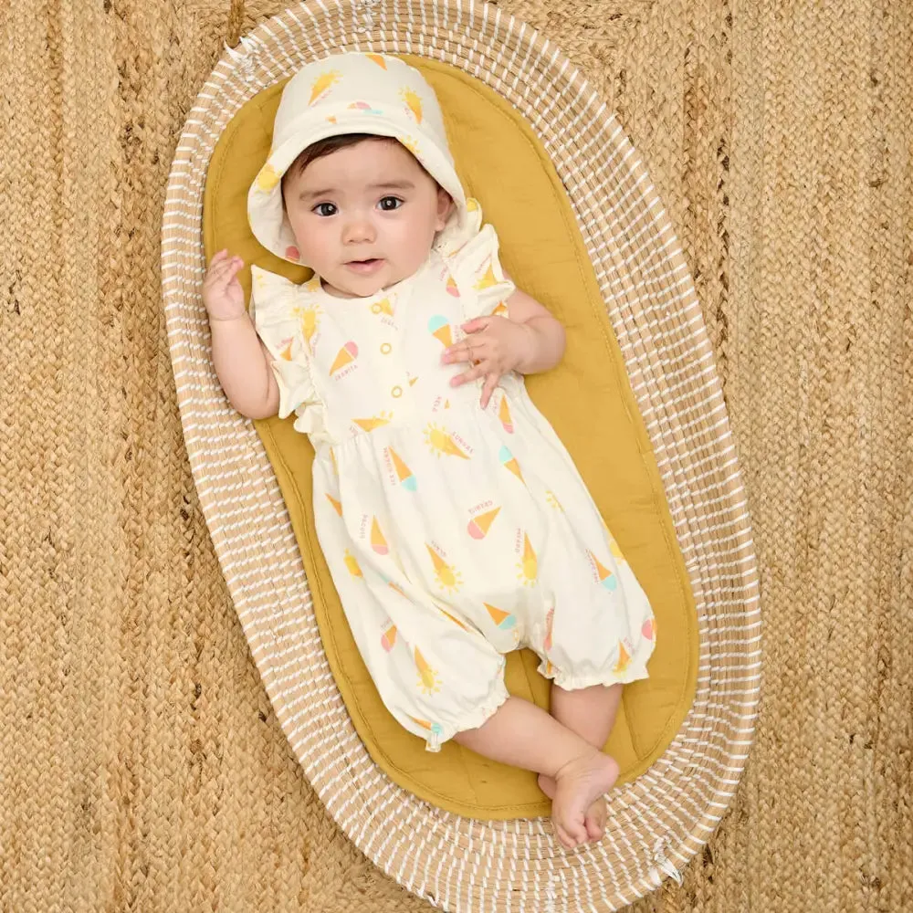 Sundae - Gelato Jersey Baby Frill Bubble Romper