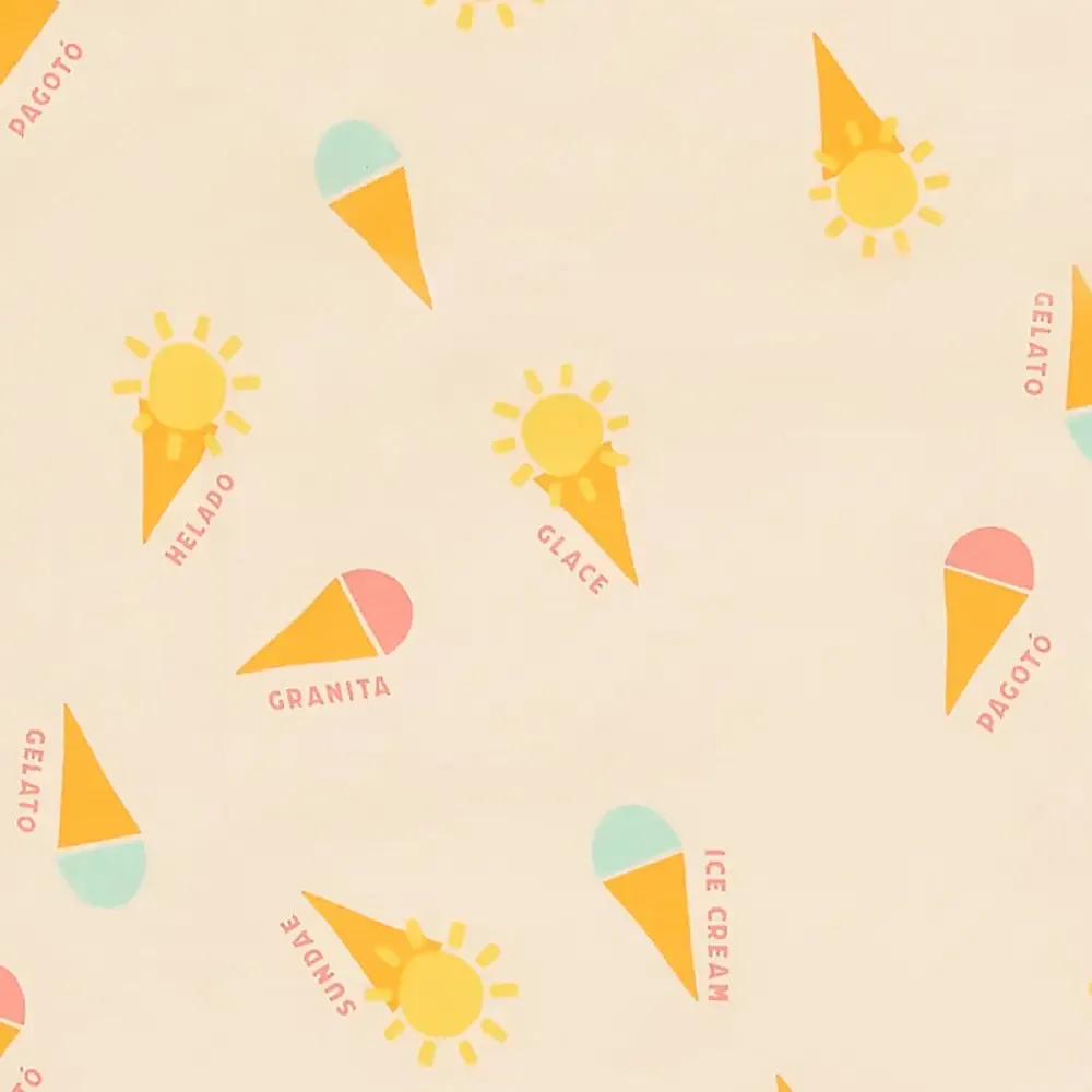 Sundae - Gelato Jersey Baby Frill Bubble Romper