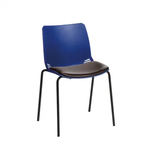 Sunflower - Neptune Visitor Chair with Black Vinyl Upholstered Seat Pad