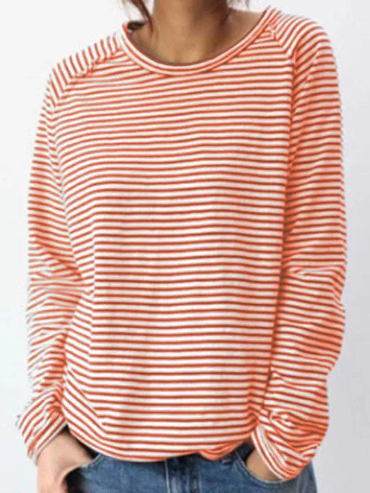 Sweater Lira™ | Women's Light Striped Jumper | Soft Knit, Breathable Fabric & Relaxed Fit