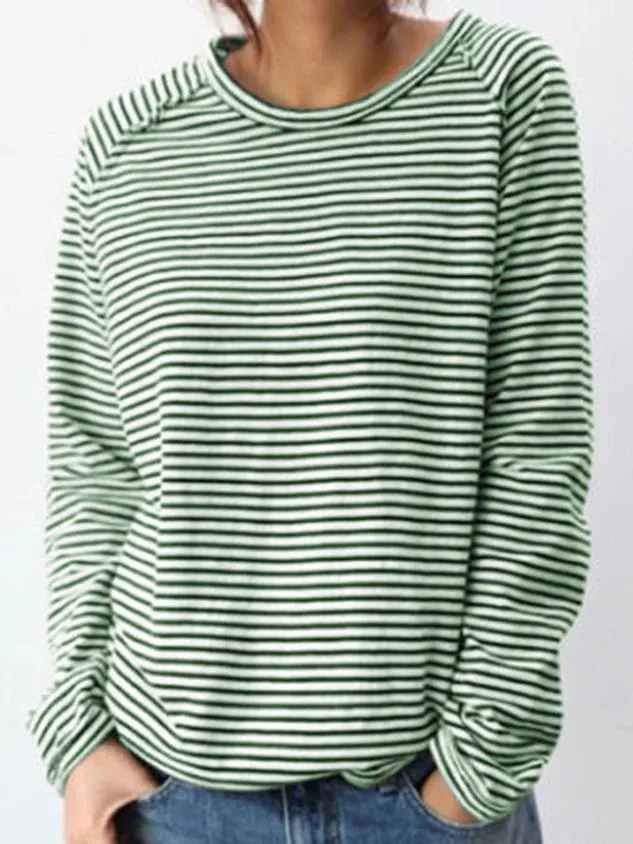 Sweater Lira™ | Women's Light Striped Jumper | Soft Knit, Breathable Fabric & Relaxed Fit