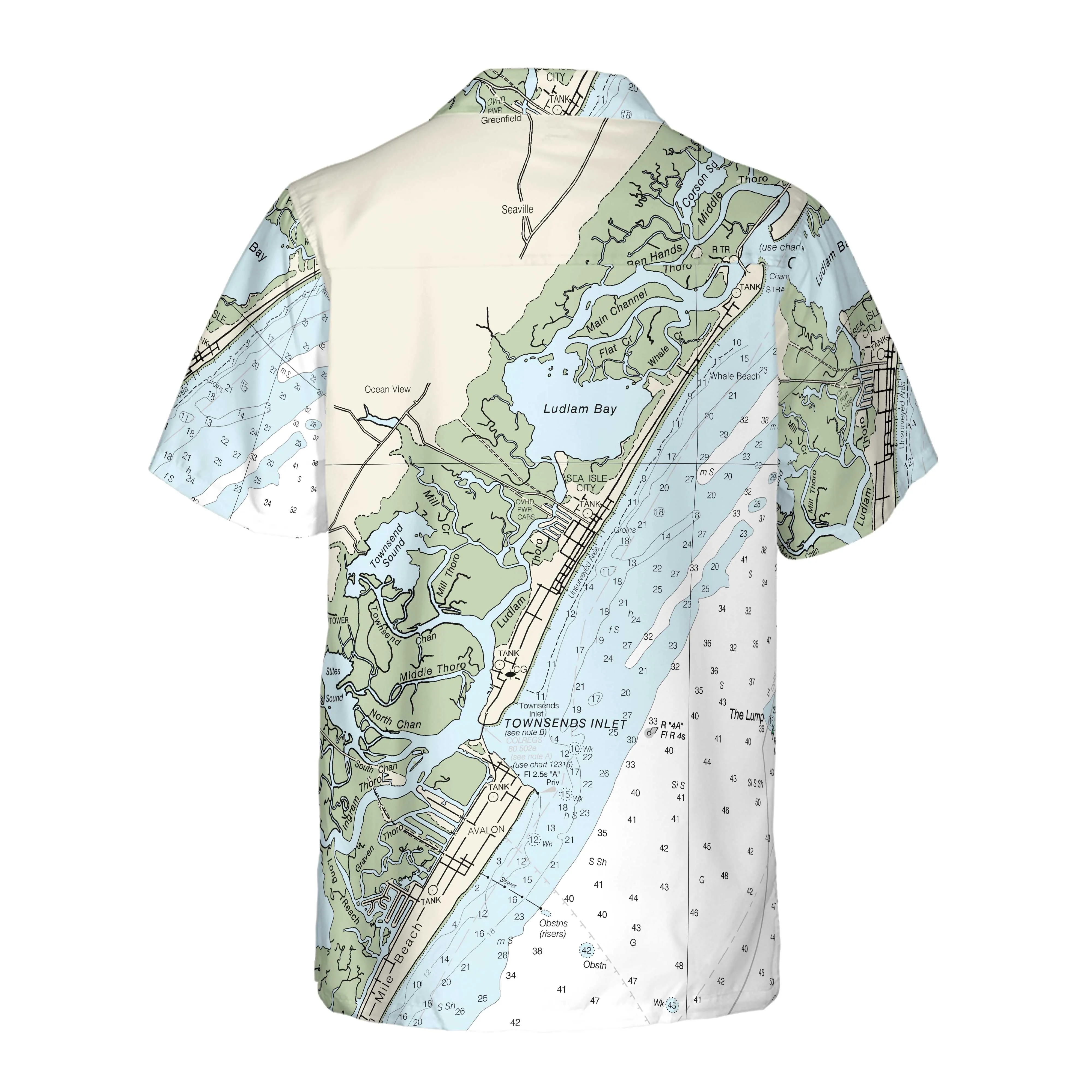 The Sea Isle City Coconut Button Camp Shirt