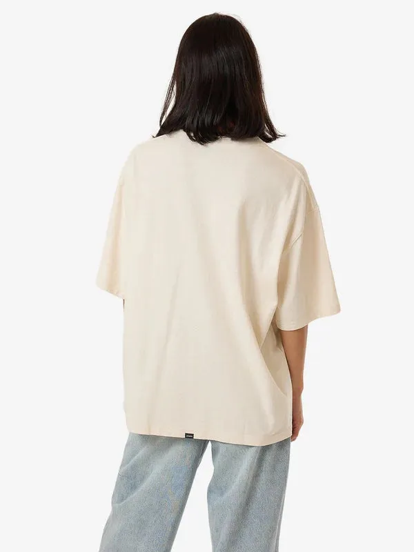 Thrills Integration Oversized Tee - Heritage White