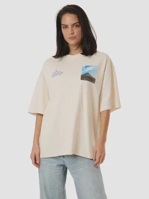 Thrills Integration Oversized Tee - Heritage White