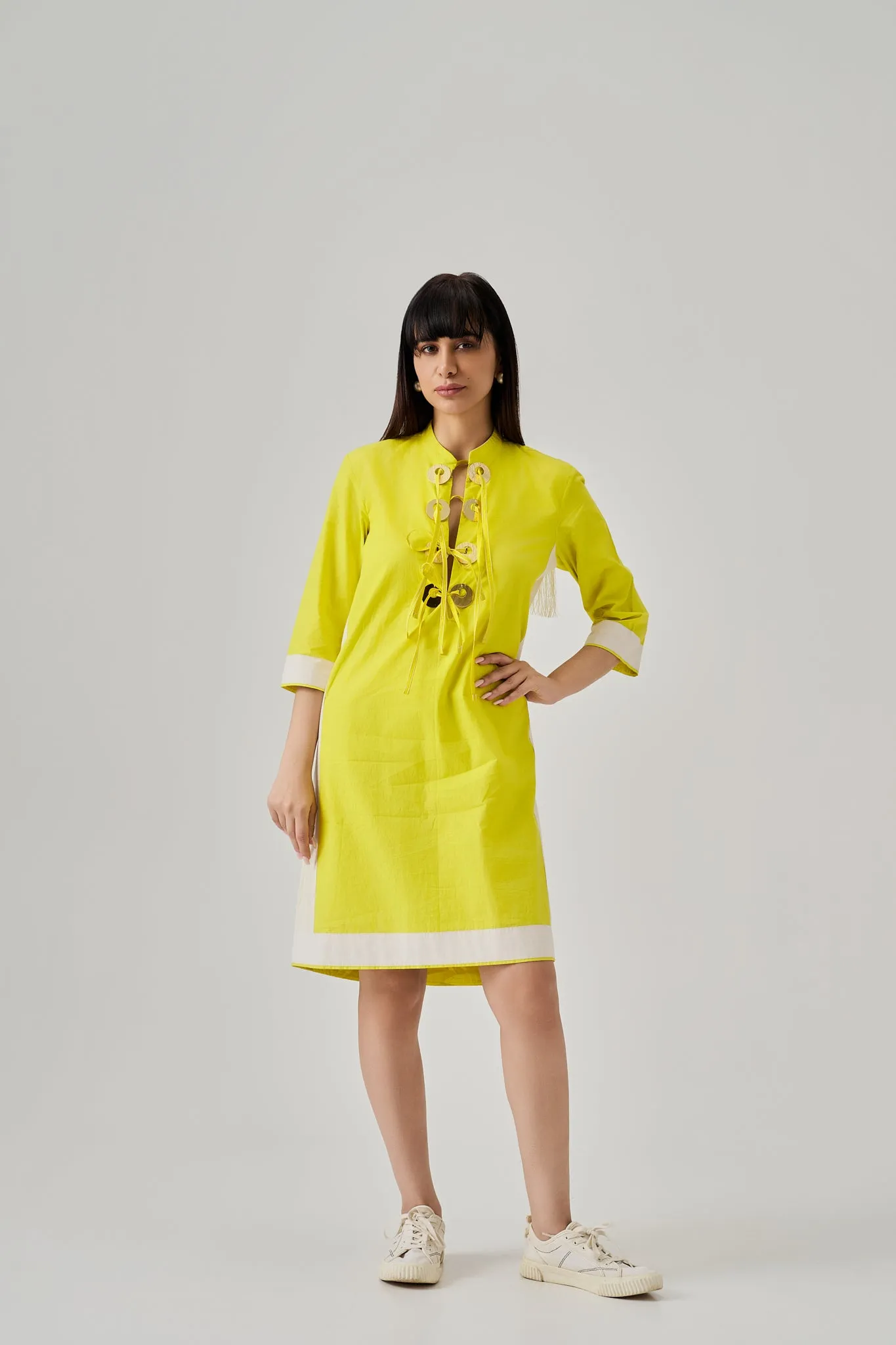 TIE DRIFT DRESS